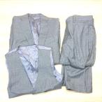* THE SUIT COMPANY общий обратная сторона лучший в клетку офис S из трех частей костюм размер 180cm-6Drop темно-синий мужской E