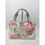 ◇ CathKidston キャスキッドソン マザーズバッグ 総柄 花柄 ハンドバッグ ベージュ レディース E