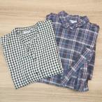 ◇ ◎ 《 UNIQLO ユニクロ まとめ商品 2点セット サイズL INES DE LA FRESSANGE チェック柄 ブラウス レディース 》 E