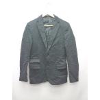 * UNITED ARROWS green label relaxing формальный бизнес длинный рукав tailored jacket размер M черный мужской P
