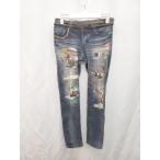 * HYSTERIC GLAMOUR Hysteric Glamour Logo общий рисунок леггинсы брюки размер F темно-синий серия женский P