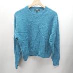 ◇ UNIQLO ユニクロ 長袖 セーター サイズL ライトブルー レディース E