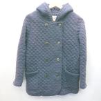 * my STANDRAD хлопок стеганое полотно ткань двойной кнопка длинный рукав стеганная куртка размер надпись нет темно-синий мужской E