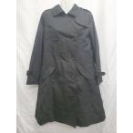 * * LES MUES Femmere Mu fam ходить на работу посещение школы простой длинный рукав тренчкот размер SS черный женский P