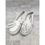 ◇ Minnetonka ミネトンカ モカシン シューズ サイズ6.5 ホワイト レディース P