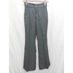 * vis-`a-visbi ржавчина простой центральный Press flare pants размер M черный женский P