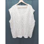 * SM2sa man sa Moss Moss кабель вязаный лучший размер F бежевый женский P