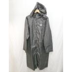 * * * не использовался * LAKOLElakore с биркой Zip выше длинный рукав плащ размер L черный женский P