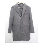 # green label relaxing UNITED ARROWS Glenn проверка ходить на работу длинный рукав Пальто Честерфилд размер S темно-серый мужской P