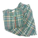 * B:MING by BEAMS Be mingbai Beams в клетку колени длина выставить верх и низ размер 130 темно-зеленый девочка E