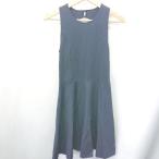◇ ◎●未使用● Hollister ホリスター ノースリーブ 膝丈 ワンピース サイズS ネイビー系 レディース E