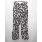 * Θ PAGEBOY Pageboy ALICIA цветочный принт flare pants размер F черный свет оттенок бежевого женский P