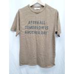 ◇ ⊂ soulberry ソウルベリー 半袖 Tシャツ サイズM ブラウン レディース P