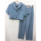 * ⊂ emi+emi плюс жакет брюки выставить верх и низ размер L голубой темно-синий серия женский P