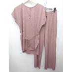 * * ⊂ w closet двойной шкаф cut and sewn брюки выставить верх и низ размер F розовый оттенок бежевого женский P