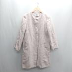 # ⊇ La TOTALITE альпака шерсть длинный рукав no color пальто размер надпись нет розовый бежевый женский E