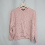 ◇ ⊇ UNIQLO ユニクロ ウール100% 長袖 セーター サイズXL ピンク レディース E