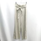 * Θ green label relaxing UNITED ARROWS талия лента имеется flare pants размер 38 светло-зеленый женский E