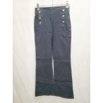 * Θ MAJESTIC LEGON Majestic Legon стрейч Denim flare pants размер M темно-синий женский P