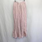 * ⊂ талия резина flare pants размер ONE Pink Lady -sE