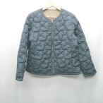 * ⊇ natural mist Class двусторонний длинный рукав пуховик размер L темно-синий оттенок коричневого женский E