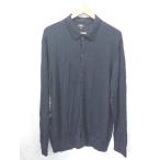 ◇ ⊇ UNIQLO ユニクロ 長袖 エクストラファインメリノシャツ カーディガン サイズ3XL ネイビー メンズ E