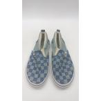* Θ VANS Van z Kids блок проверка туфли без застежки размер 21 оттенок голубого мужчина E