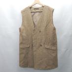 * Θ Kastaneka старт ne длинный длина безрукавка лучший размер F оттенок коричневого женский E