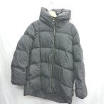 ◇ ⊇ GYMPHLEX ジムフレックス フェザー 長袖 ダウンジャケット サイズF ブラック レディース E
