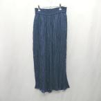 * ⊂ HYKE талия резина flare pants размер 1 темно-синий женский E