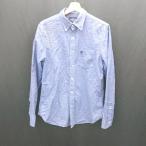 ◇ Θ American Eagle アメリカンイーグル コットン100% 長袖 シャツ サイズM ブルー メンズ E