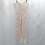 * ⊂ KBFke- Be efURBAN RESEARCH талия резина сетка легкий flare pants размер One бежевый женский E