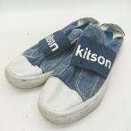 ◇ Θ kitson キットソン ブランドロゴ入り ローカットスニーカー サイズ表記なし ネイビー ブルー系 レディース E