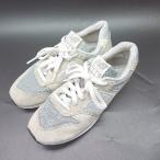 ◇ Θ NEW BALANCE ニューバランス CM996GR2 ローカット スニーカー シューズ サイズ24.5 ベージュ レディース E