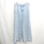* Θ CLELk Laile широкий Denim брюки размер L индиго оттенок голубого мужской E