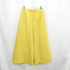 * ⊂ FRAMeWORK каркас талия резина гаучо брюки размер надпись нет горчица женский E