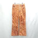 * ⊇ TINA:JOJUN чай najo Jun вельвет flare pants размер XS orange женский E