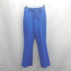 * Θ WHO'S WHO galleryf-zf- гарантия Lee талия резина flare pants размер F голубой женский E