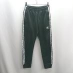 * Θ adidas Adidas талия резина джерси брюки размер XS черный женский E