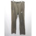* Θ adidas Adidas боковой линия джерси брюки размер S хаки мужской E