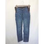 * Θ fairyfea Lee материнство узкие брюки размер L голубой женский E