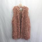 * ⊇ nano universe Nano Universe мех безрукавка лучший размер 38 orange серия женский E