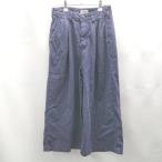 * ⊇ SOMETHING Something flare pants размер S темно-синий женский E