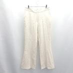 * ⊇ MONOPOLY flare pants размер L слоновая кость женский E