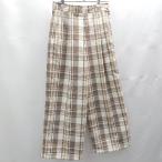 * ⊂ nano universe Nano Universe flare pants размер 36 оттенок коричневого женский E