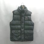 ◇ ⊇ Abercrombie&Fitch アバクロンビー&フィッチ 裏フリース ダウンベスト サイズS ダークグレー メンズ E
