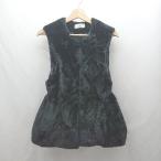 * ⊇ lieulien lulryu Lien искусственный мех безрукавка лучший размер M черный женский E