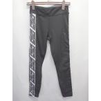 * Θ PUMA Puma боковой линия Logo леггинсы размер M черный женский мужской E