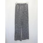 * Θ LOWY by Corners общий рисунок flare pants размер M черный белый женский E