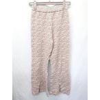 * ⊆ CPCMsi-pi-si- M "в елочку" вязаный flare pants размер F Brown женский E